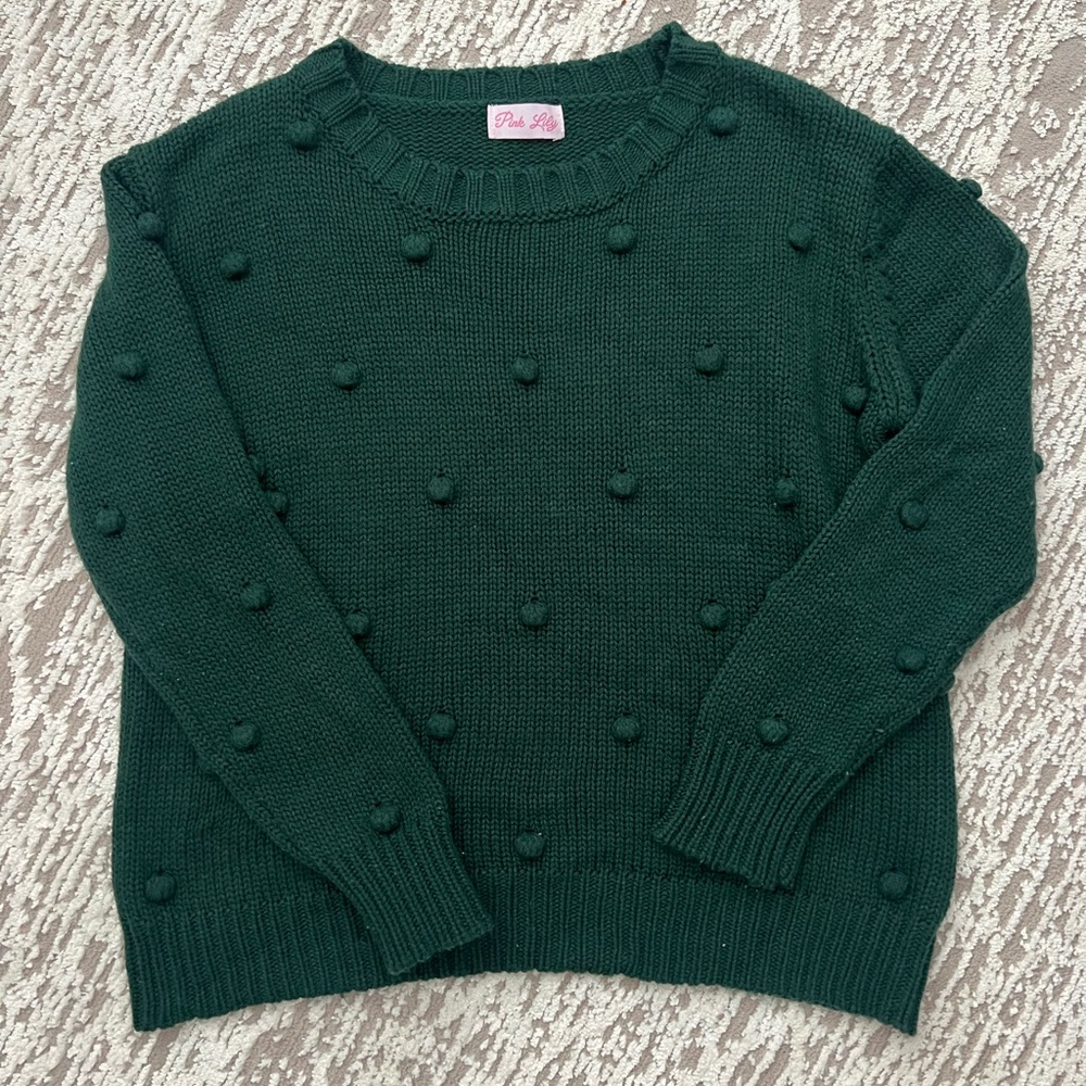 Pink Lily online Boutique crewneck sweater
